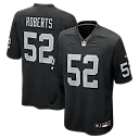 Zennovawear Elandon Roberts Las Vegas Raiders Team Game Jersey - Black