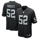 Zennovawear Elandon Roberts Las Vegas Raiders Team Game Jersey - Black