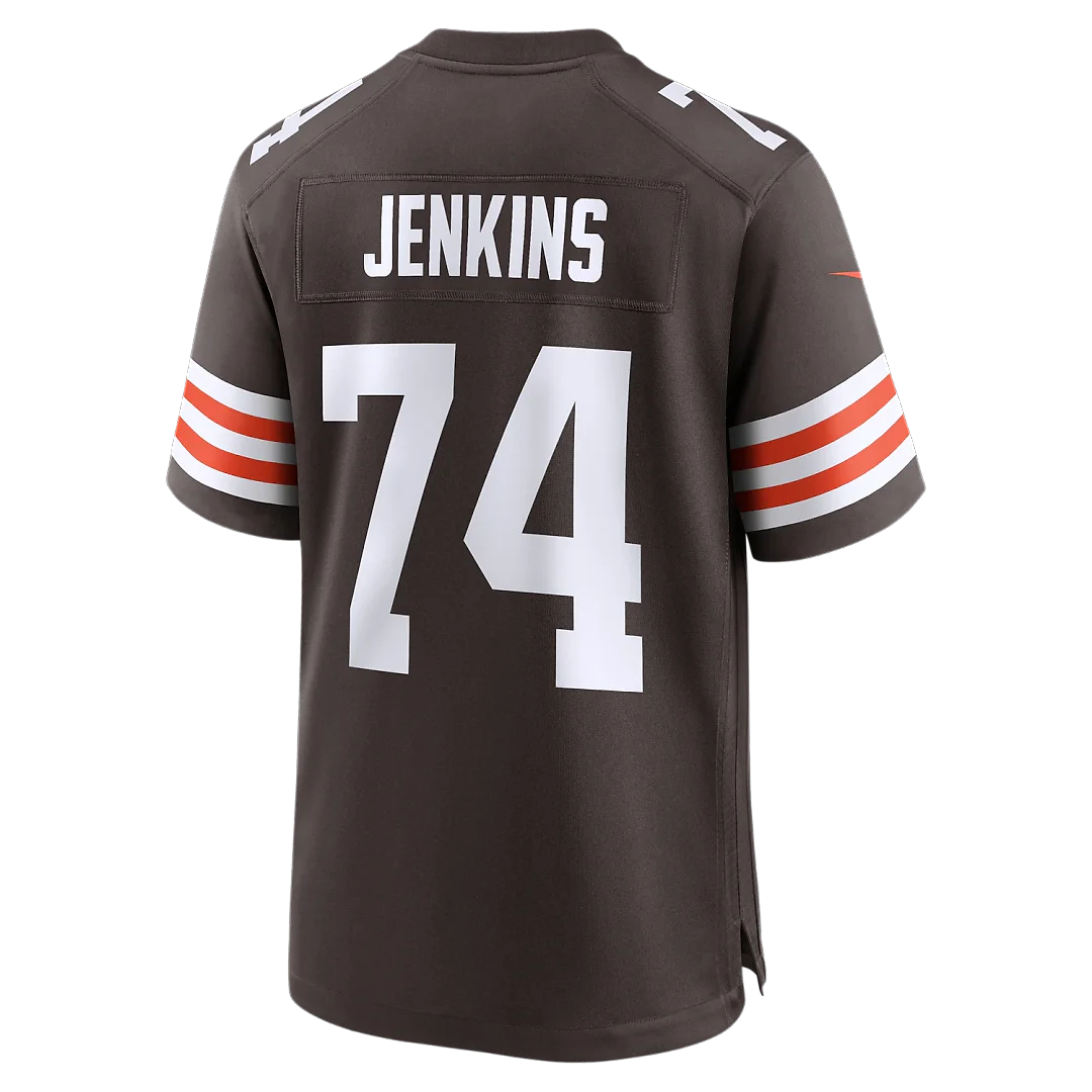 Zennovawear Elgton Jenkins Cleveland Browns Team Game Jersey - Brown