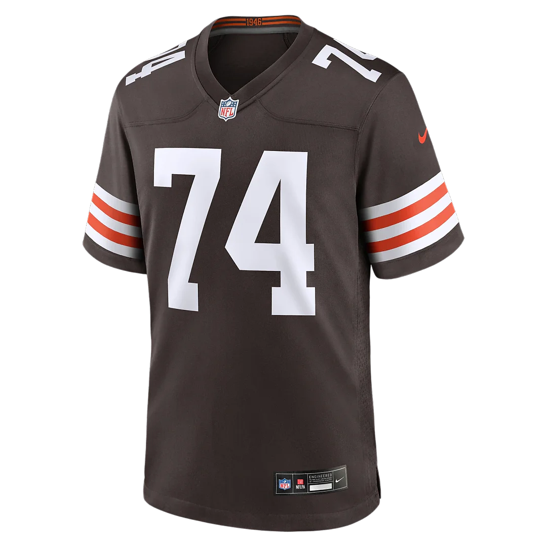 Zennovawear Elgton Jenkins Cleveland Browns Team Game Jersey - Brown