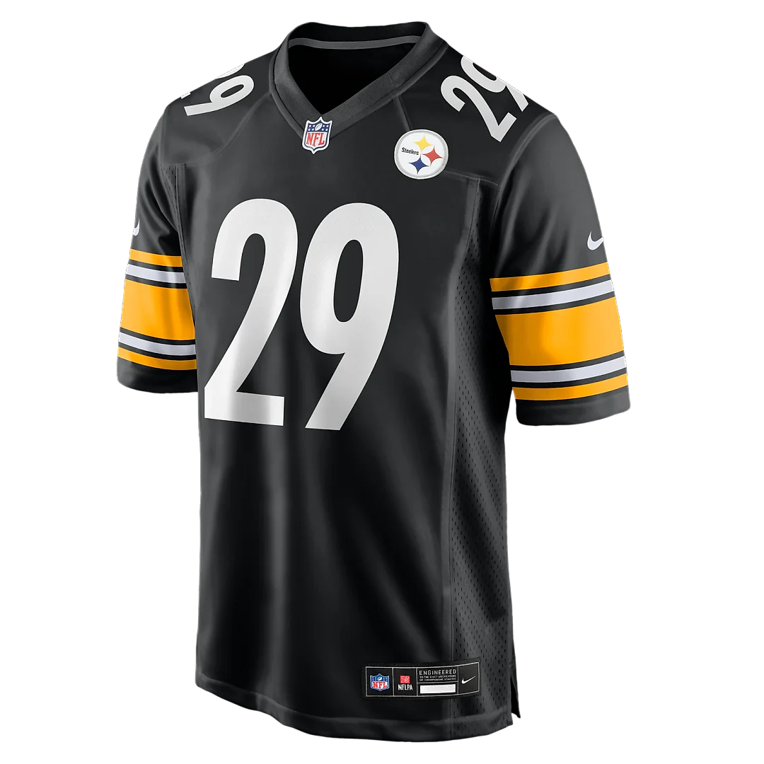 Zennovawear Eli Heidenreich Pittsburgh Steelers Team Game Jersey - Black
