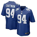 Zennovawear Elijah Chatman New York Giants Team Game Jersey - Royal