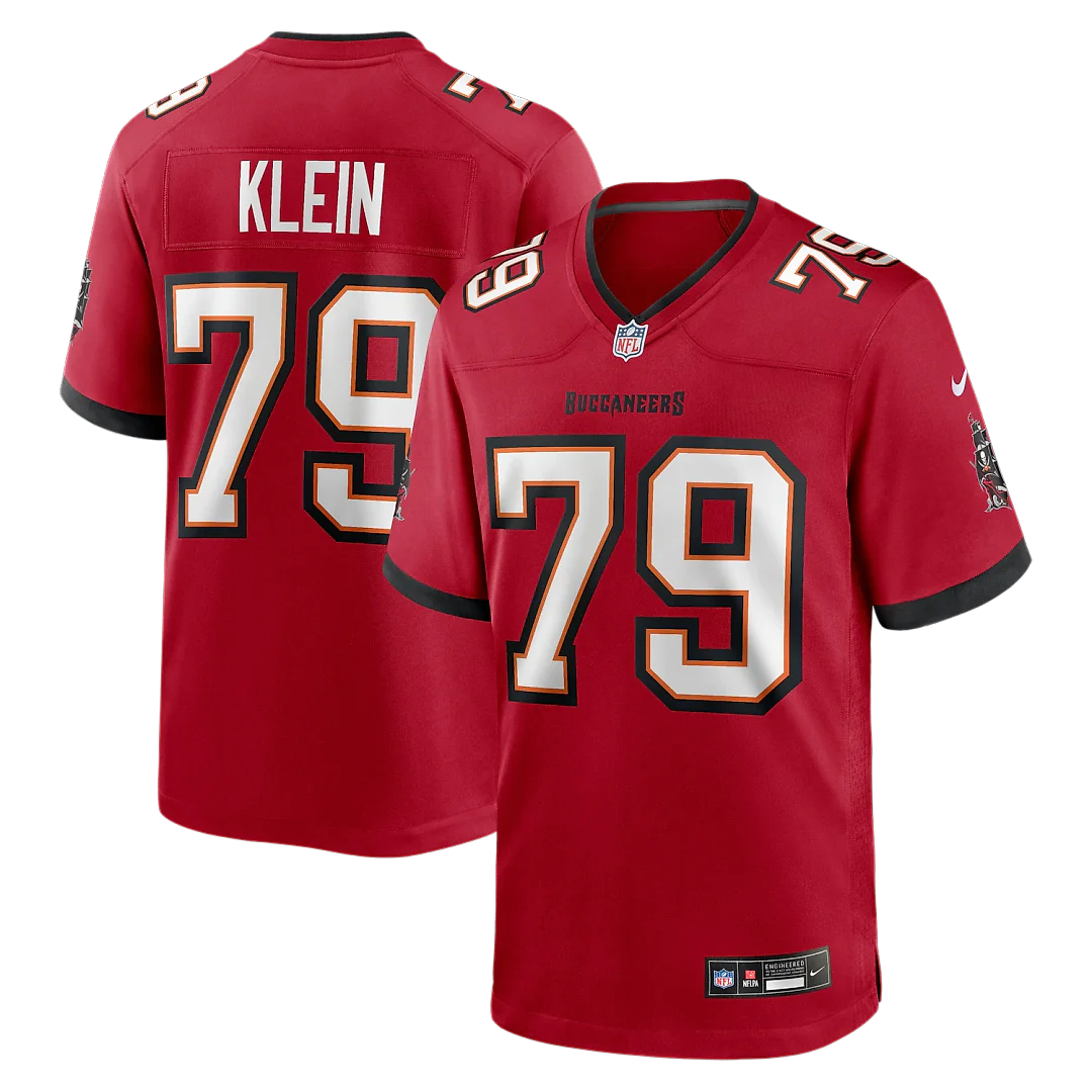 Zennovawear Elijah Klein Tampa Bay Buccaneers Game Jersey - Red