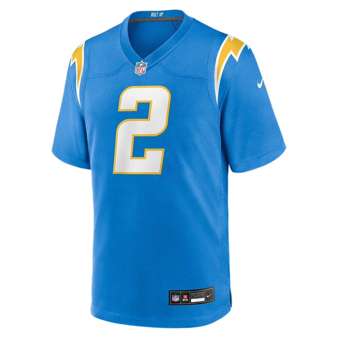 Zennovawear Elijah Molden Los Angeles Chargers Team Game Jersey - Powder Blue