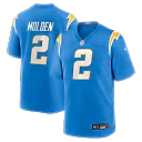 Zennovawear Elijah Molden Los Angeles Chargers Team Game Jersey - Powder Blue
