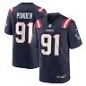 Zennovawear Elijah Ponder New England Patriots Team Game Jersey - Navy