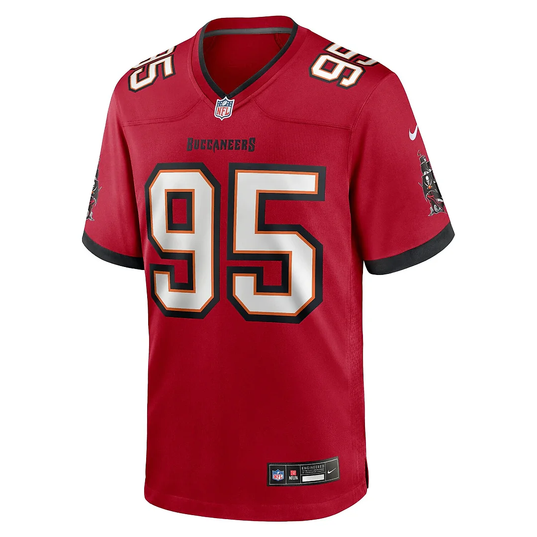 Zennovawear Elijah Roberts Tampa Bay Buccaneers Team Game Jersey - Red