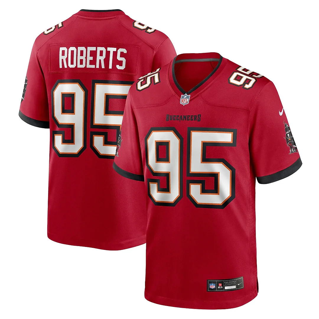 Zennovawear Elijah Roberts Tampa Bay Buccaneers Team Game Jersey - Red