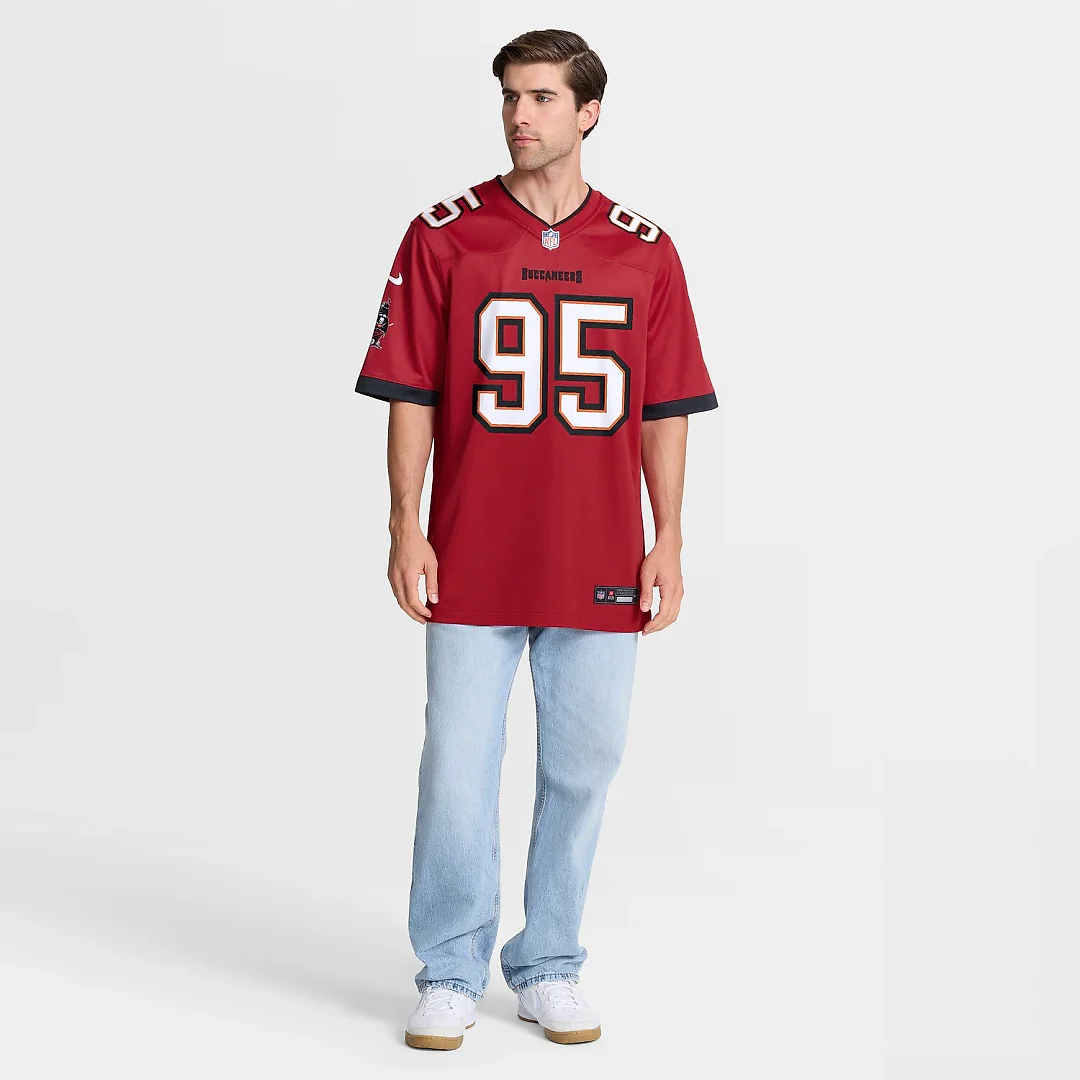 Zennovawear Elijah Roberts Tampa Bay Buccaneers Team Game Jersey - Red