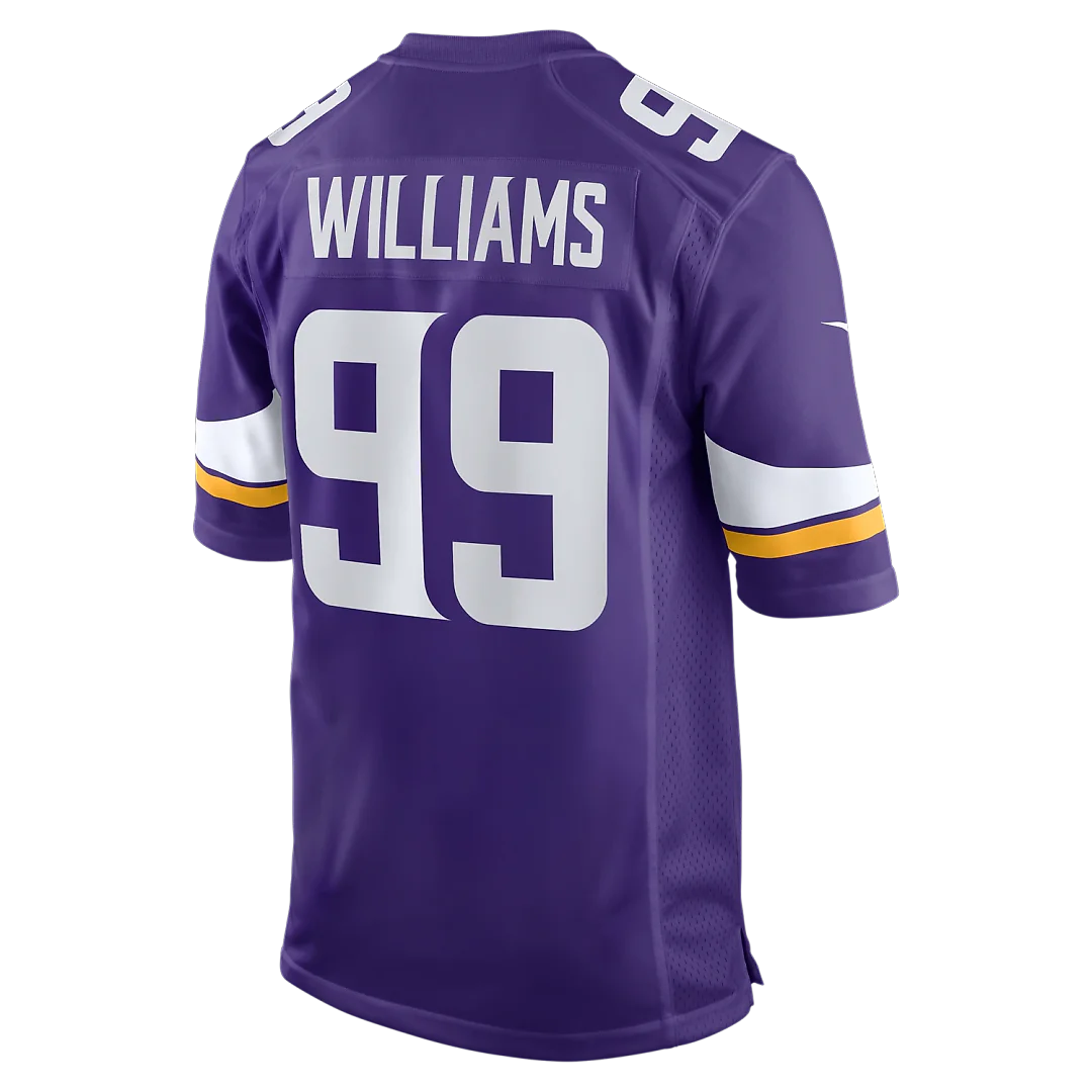 Zennovawear Elijah Williams Minnesota Vikings Team Game Jersey - Purple