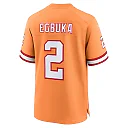 Zennovawear Emeka Egbuka Tampa Bay Buccaneers Alternate 2 Game Jersey - Creamsicle