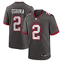 Zennovawear Emeka Egbuka Tampa Bay Buccaneers Alternate Game Player Jersey - Pewter