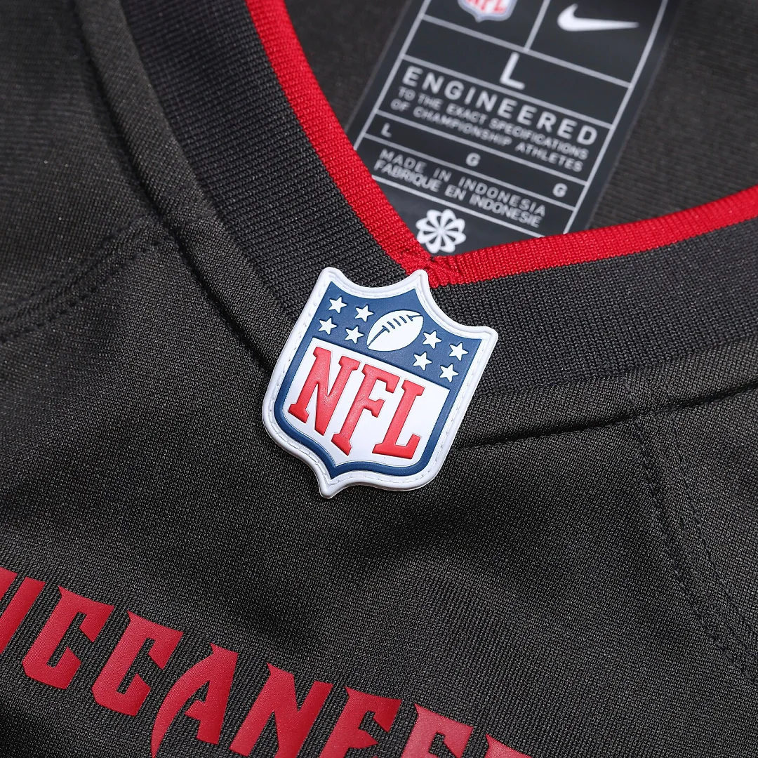 Zennovawear Emeka Egbuka Tampa Bay Buccaneers Alternate Game Player Jersey - Pewter