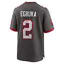 Zennovawear Emeka Egbuka Tampa Bay Buccaneers Alternate Game Player Jersey - Pewter