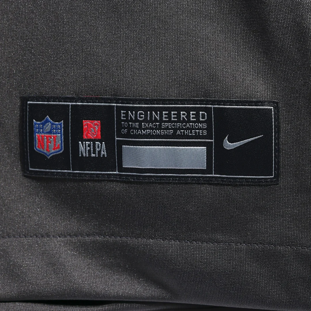 Zennovawear Emeka Egbuka Tampa Bay Buccaneers Alternate Game Player Jersey - Pewter