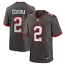 Zennovawear Emeka Egbuka Tampa Bay Buccaneers Alternate Game Player Jersey - Pewter