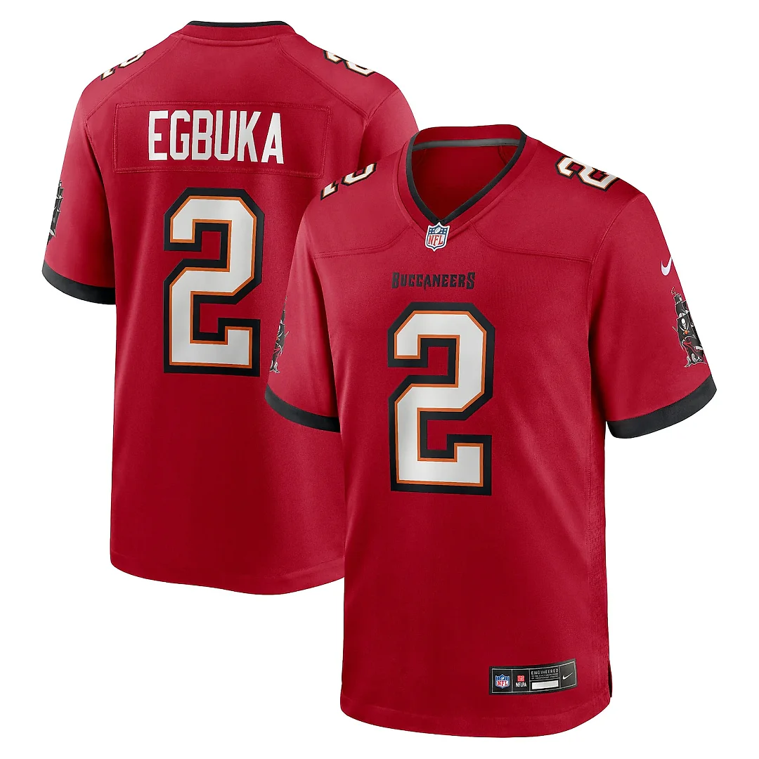 Zennovawear Emeka Egbuka Tampa Bay Buccaneers Alternate 2 Game Jersey - Creamsicle