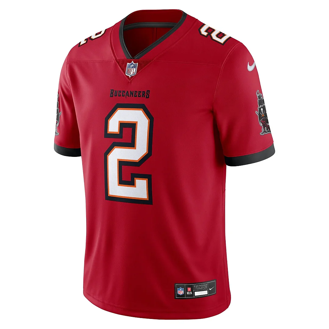 Zennovawear Emeka Egbuka Tampa Bay Buccaneers Vapor Untouchable Stitched Limited Jersey - Red