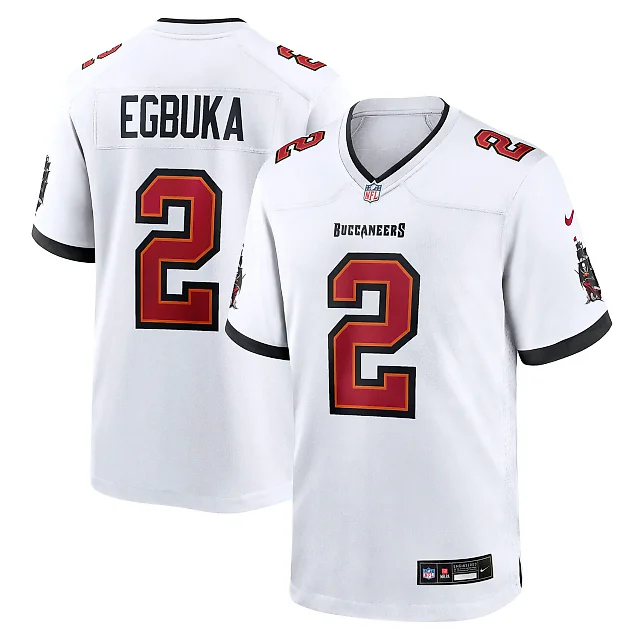 Zennovawear Emeka Egbuka Tampa Bay Buccaneers Game Jersey - White