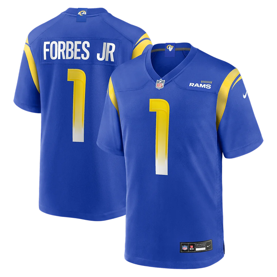 Zennovawear Emmanuel Forbes Jr. Los Angeles Rams Team Game Jersey - Royal