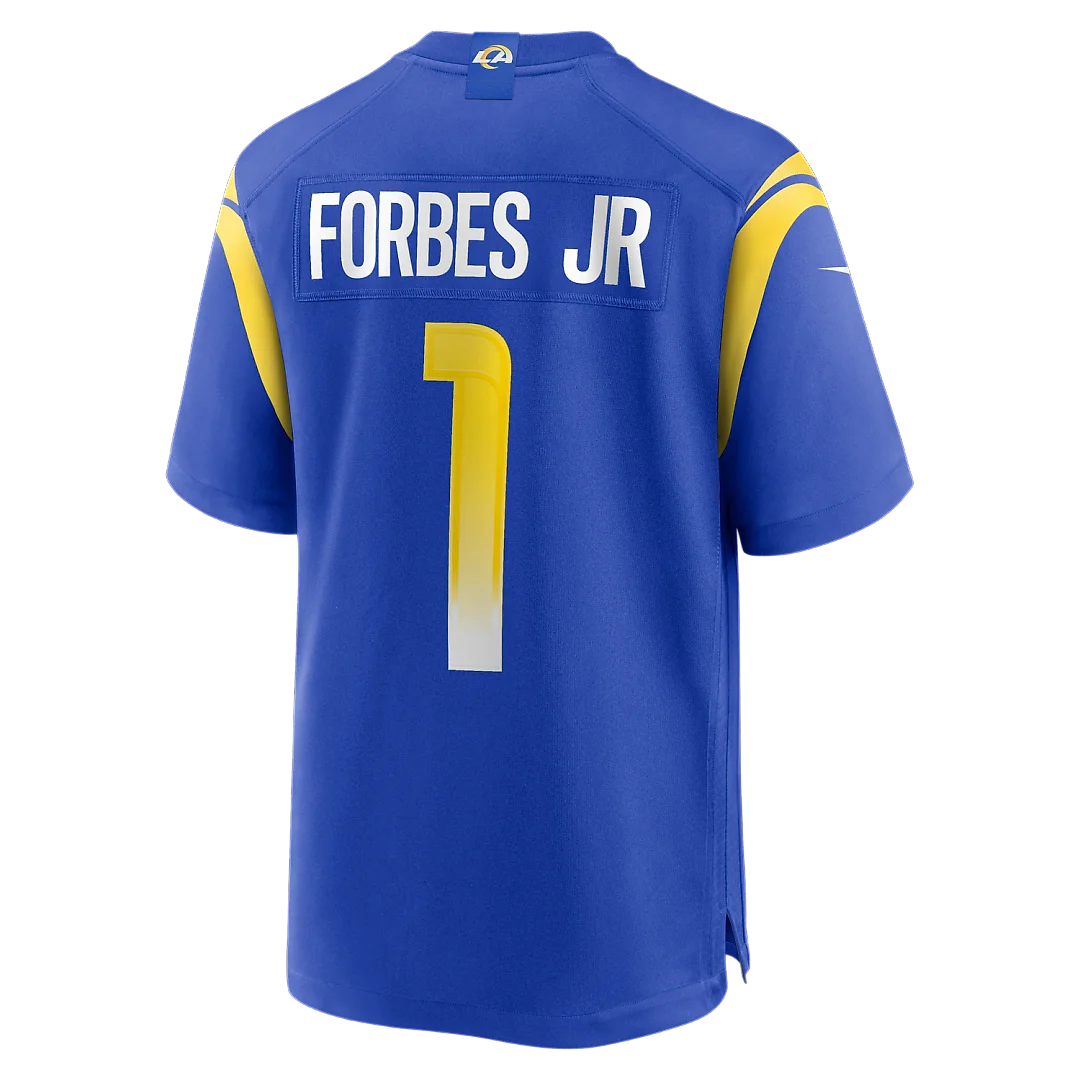 Zennovawear Emmanuel Forbes Jr. Los Angeles Rams Team Game Jersey - Royal