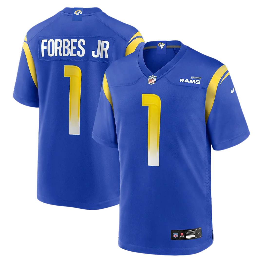 Zennovawear Emmanuel Forbes Jr. Los Angeles Rams Team Game Jersey - Royal