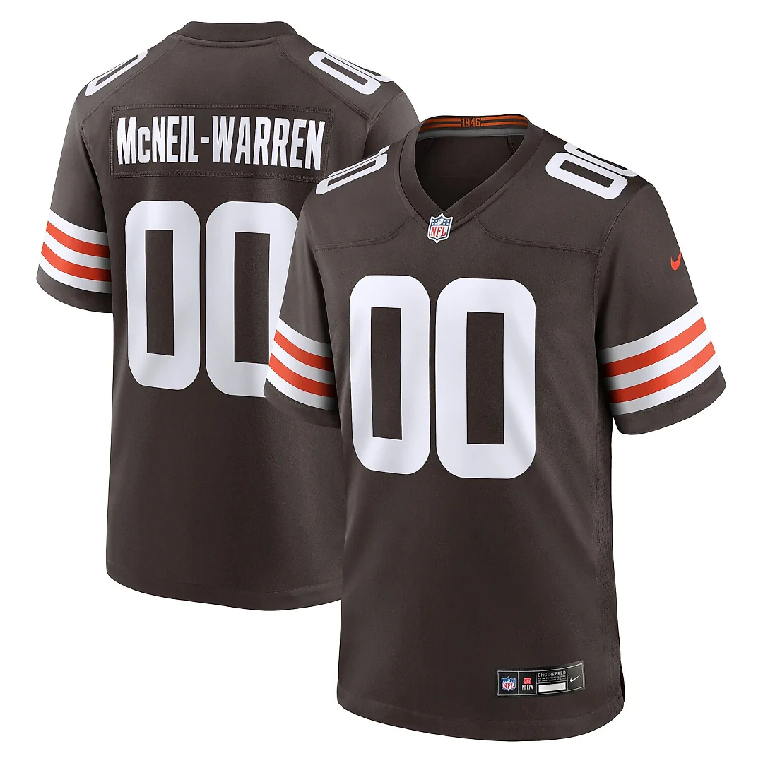 Zennovawear Emmanuel McNeil-Warren Cleveland Browns Game Jersey - Brown