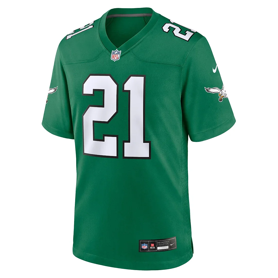 Zennovawear Eric Allen Philadelphia Eagles Retired Player Alternate Game Jersey - Kelly Green