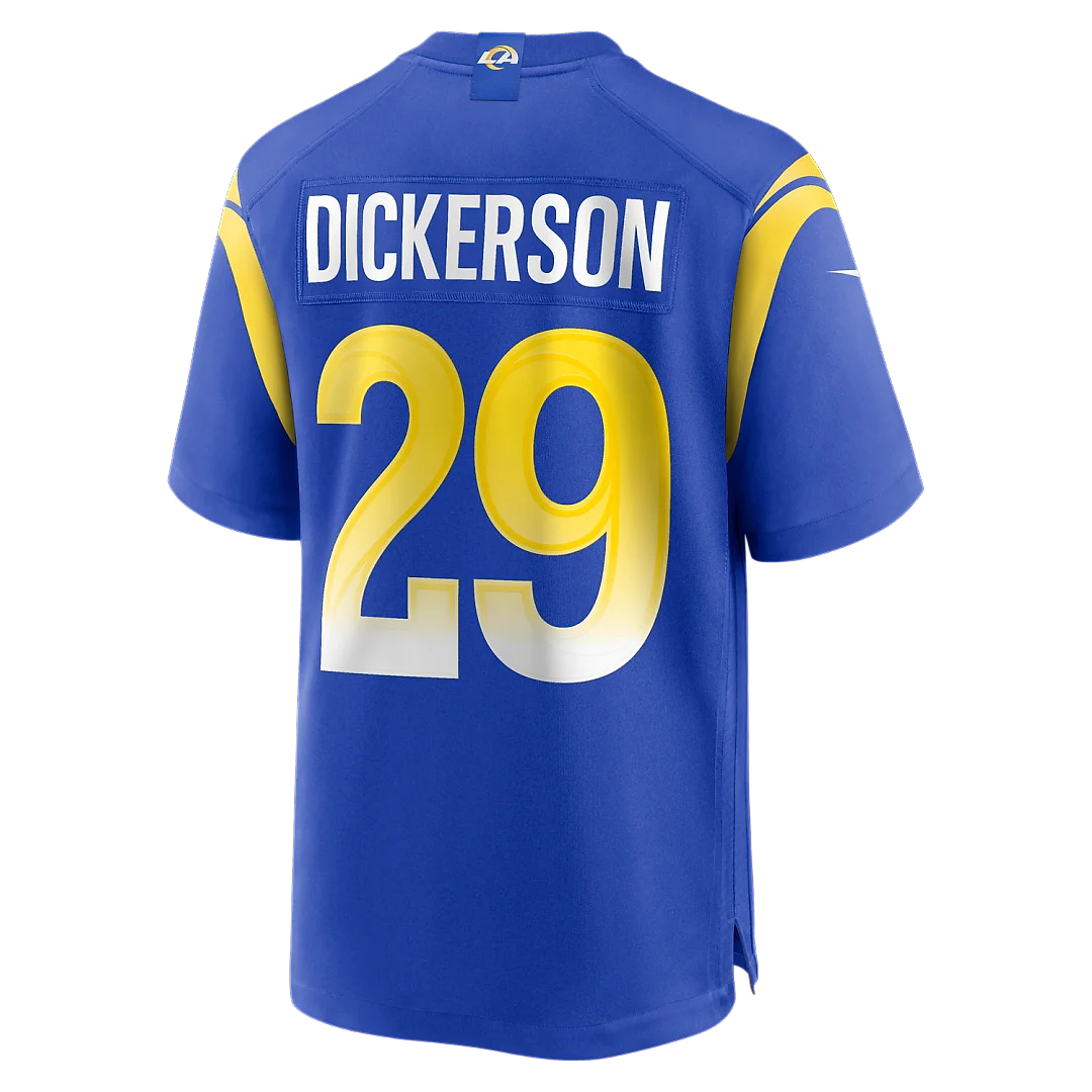 Zennovawear Eric Dickerson Los Angeles Rams Game Retired Player Jersey - Royal