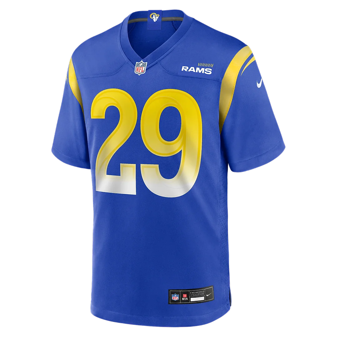 Zennovawear Eric Dickerson Los Angeles Rams Game Retired Player Jersey - Royal
