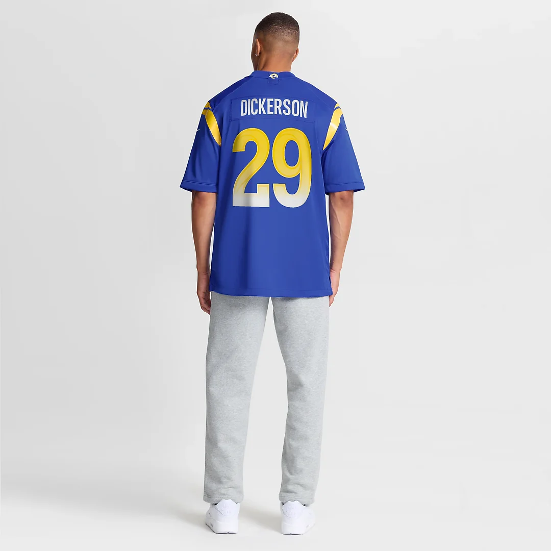 Zennovawear Eric Dickerson Los Angeles Rams Game Retired Player Jersey - Royal