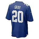 Zennovawear Eric Gray New York Giants Team Game Jersey - Royal