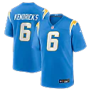 Zennovawear Eric Kendricks Los Angeles Chargers Game Player Jersey - Powder Blue