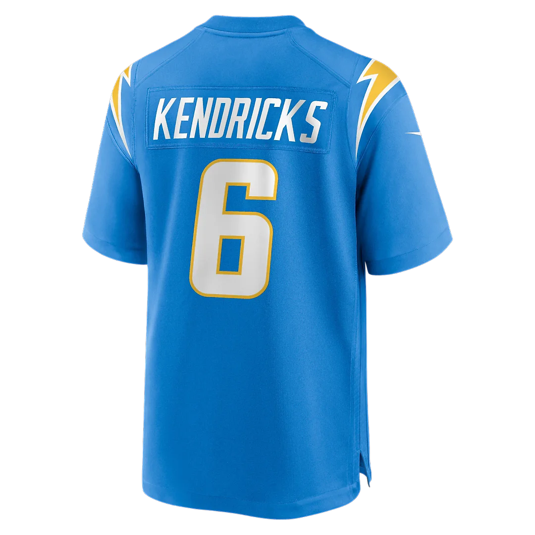 Zennovawear Eric Kendricks Los Angeles Chargers Game Player Jersey - Powder Blue