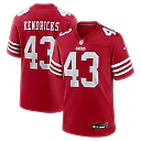 Zennovawear Eric Kendricks San Francisco 49ers Team Game Jersey - Scarlet