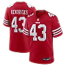 Zennovawear Eric Kendricks San Francisco 49ers Team Game Jersey - Scarlet