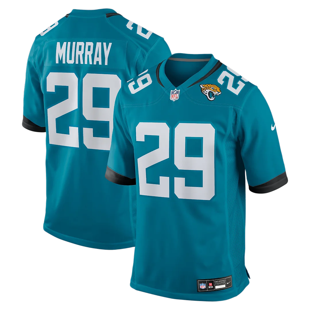 Zennovawear Eric Murray Jacksonville Jaguars Team Game Jersey - Teal