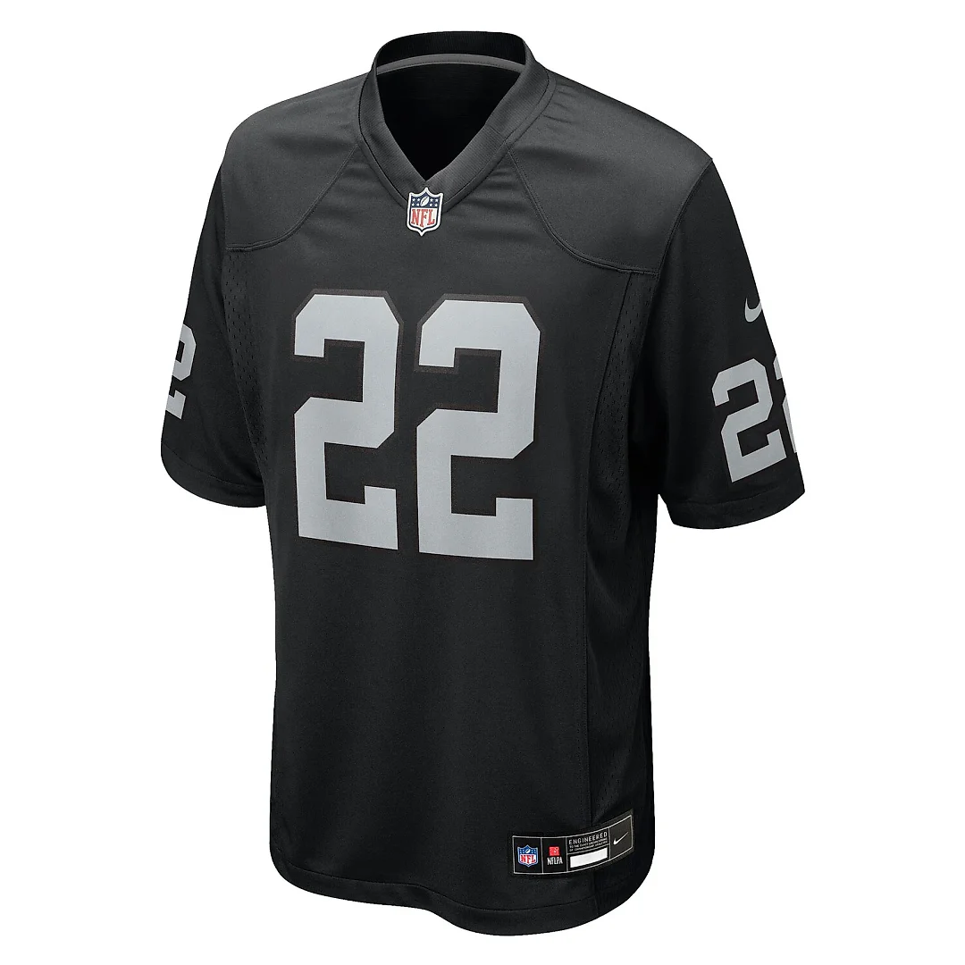 Zennovawear Eric Stokes Las Vegas Raiders Team Game Jersey - Black