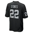 Zennovawear Eric Stokes Las Vegas Raiders Team Game Jersey - Black
