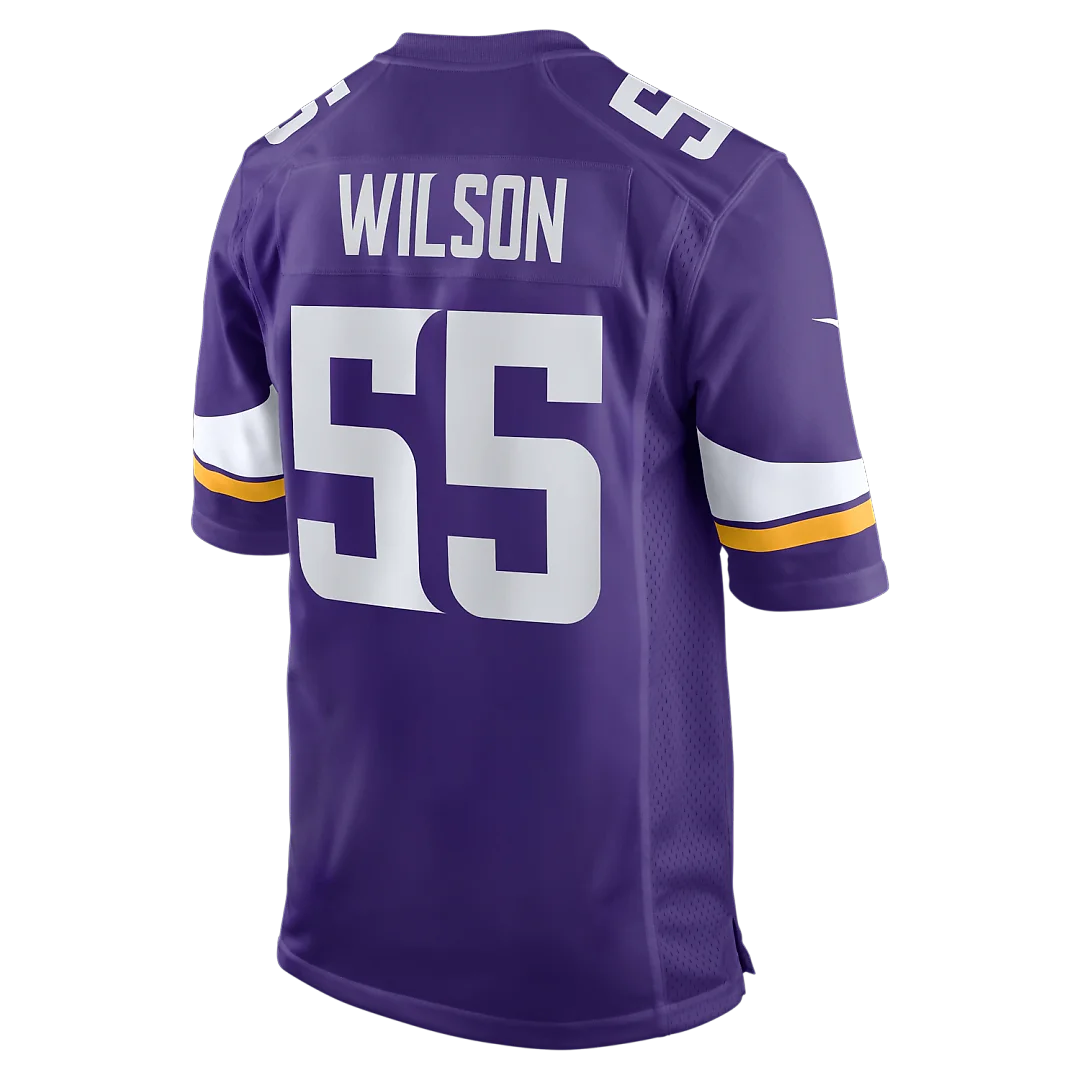 Zennovawear Eric Wilson Minnesota Vikings Team Game Jersey - Purple