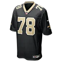 Zennovawear Erik Mccoy New Orleans Saints Game Jersey - Black