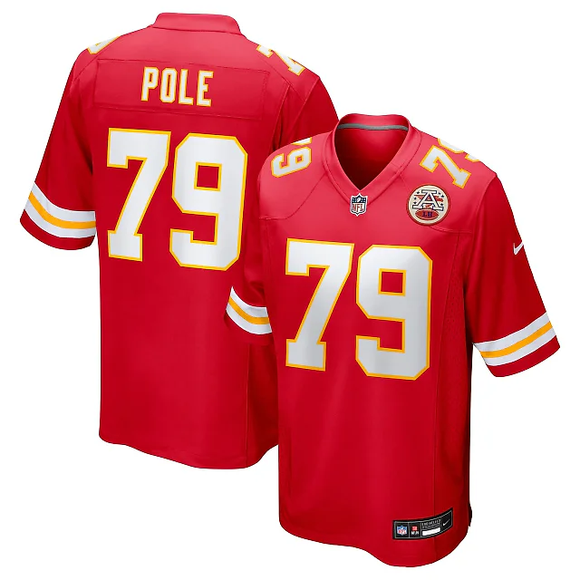 Zennovawear Esa Pole Kansas City Chiefs Team Game Jersey - Red