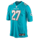 Zennovawear Ethan Bonner Miami Dolphins Game Jersey - Aqua