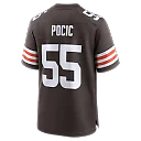 Zennovawear Ethan Pocic Cleveland Browns Game Jersey - Brown