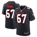 Zennovawear Evan Brown Houston Texans Team Game Jersey - Navy