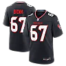 Zennovawear Evan Brown Houston Texans Team Game Jersey - Navy