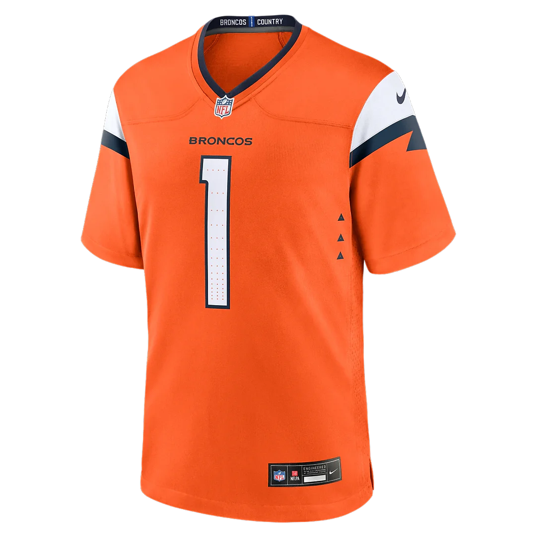 Zennovawear Evan Engram Denver Broncos Team Game Jersey - Orange