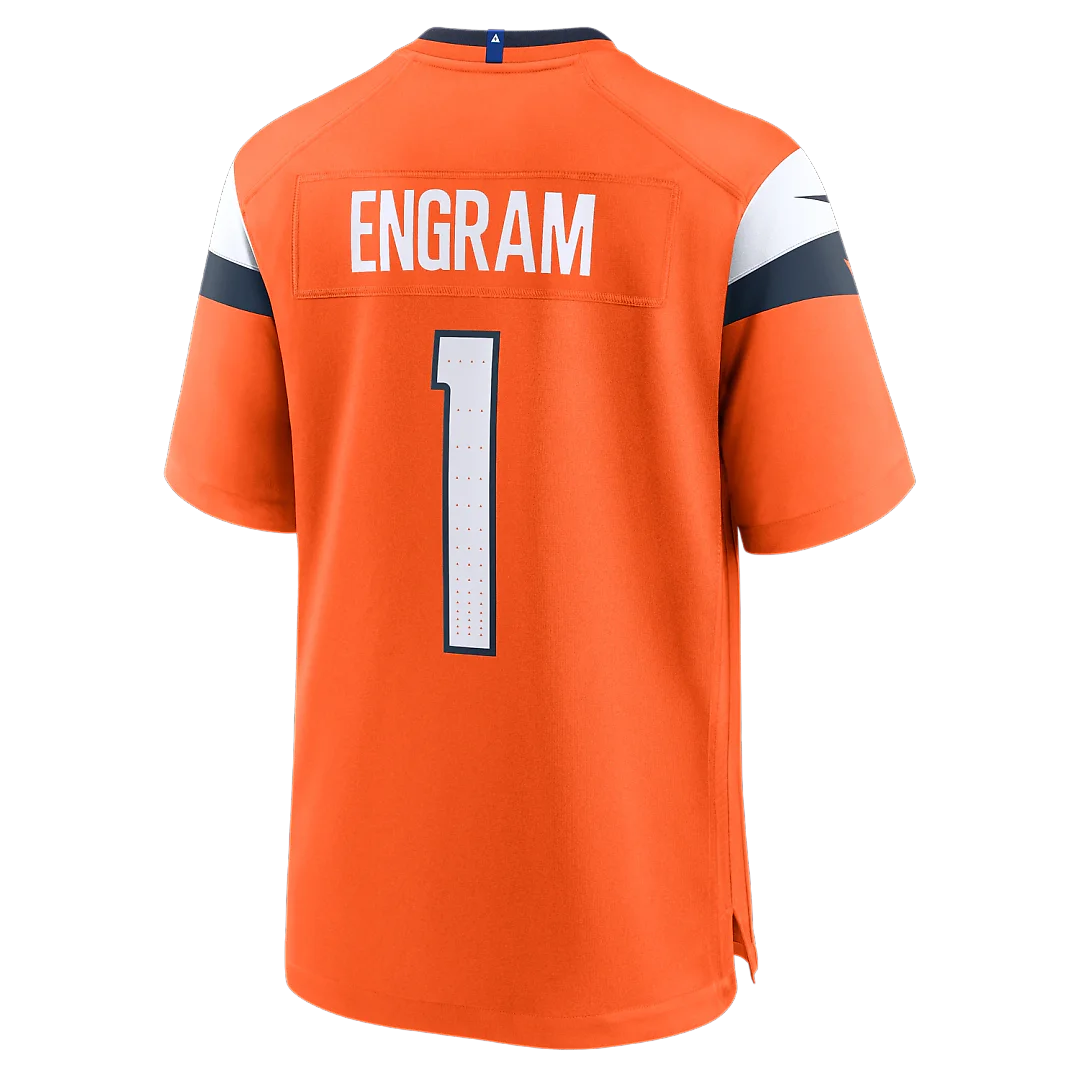 Zennovawear Evan Engram Denver Broncos Team Game Jersey - Orange