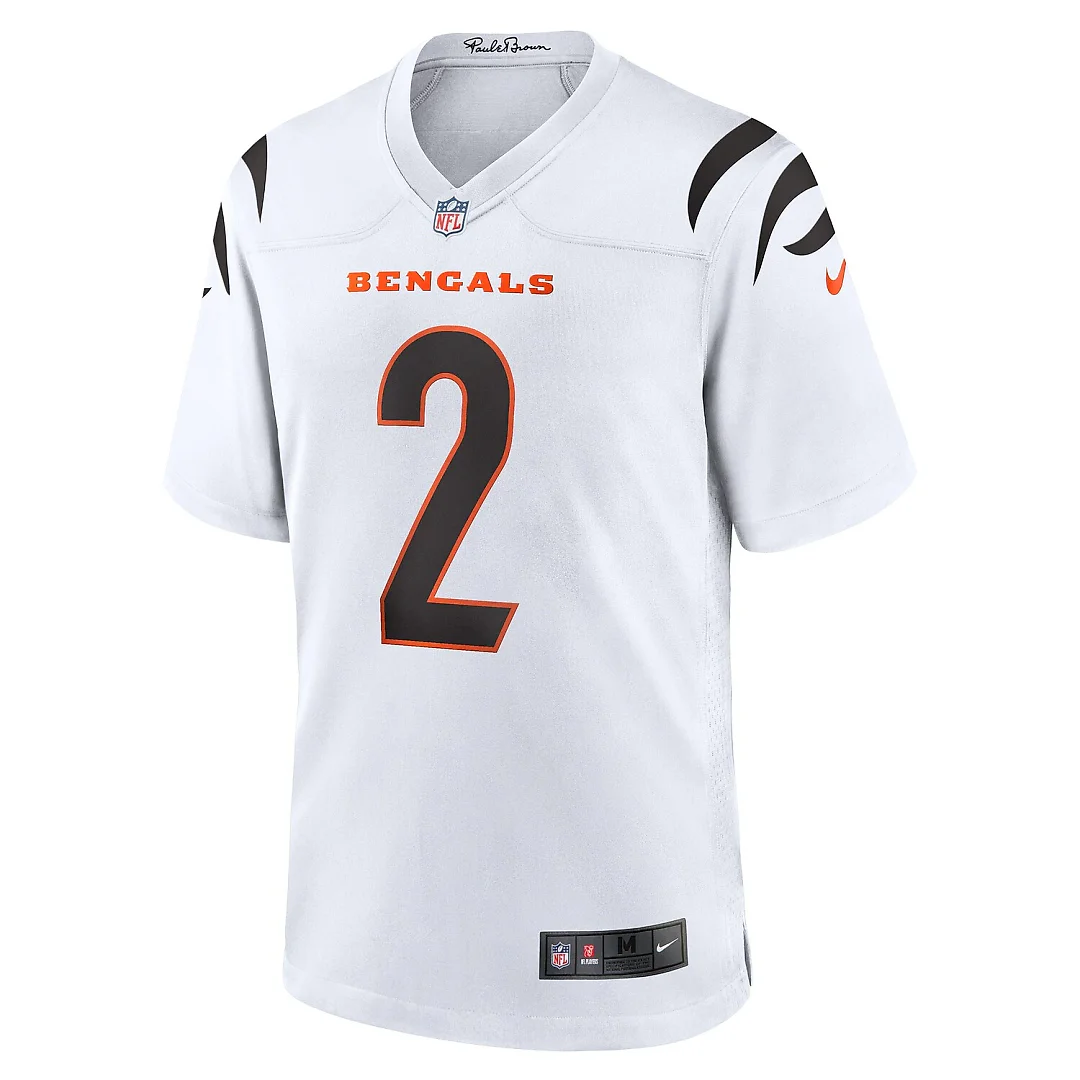 Zennovawear Evan McPherson Cincinnati Bengals Game Player Jersey - White