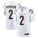 Zennovawear Evan McPherson Cincinnati Bengals Game Player Jersey - White